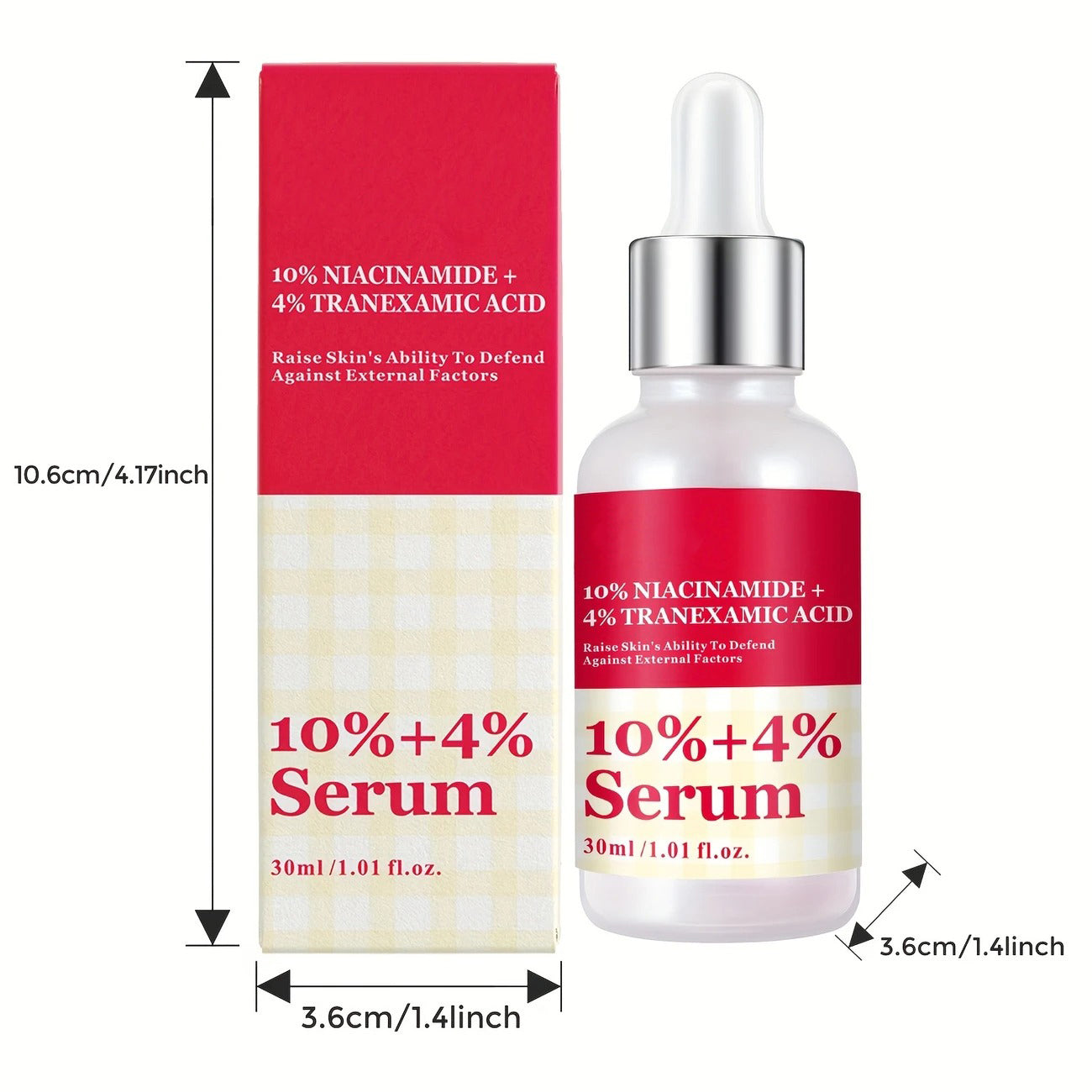10% Niacinamide + 4% Tranexamic Acid Serum